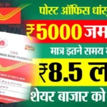 Post Office RD Scheme 2026: पोस्ट ऑफिस धमाकेदार स्कीम; ₹5,000 जमा करके इतने समय में मिलेंगे ₹8.5 लाख
